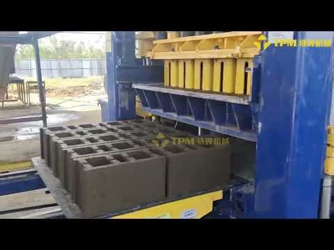 4500RPM Servo Tech TPM 12000G Concrete Hollow Block Making Machine @ Ethiopia