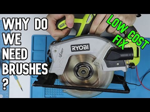 How hard is it to replace the brushes in the Ryobi 18V circular saw?