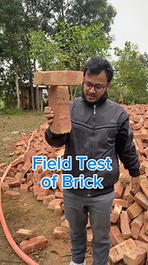 986K views · 2K reactions | Field Test of Brick #BrickTesting #FieldTest #ConstructionMaterials #BuildingQuality #CivilEngineering #MaterialTesting #ConstructionStandards #EngineeringSolutions #StructuralSafety #CreativeBuildingDesign | Creative Building Design | Facebook