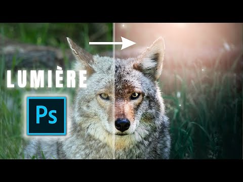 AJOUTER DE LA LUMIÈRE DANS PHOTOSHOP : Comment retoucher un photo formation Photoshop débutant
