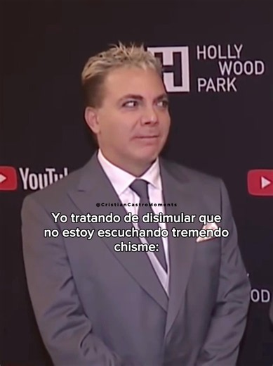 Yo cuando escucho un chisme 🫪: #humor #cristiancastro (2021)