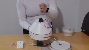 42" Ceiling Fan Flush Mount: Low Profile with Light and Remote - Quiet Reversible DC Motor - Light Memory Function & 3CCT Dimmable for Den Home Office (Matte White)