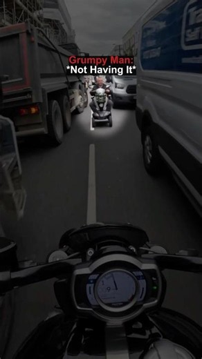 Biker Confronts Grumpy Man