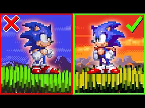 These NEW Sonic Sprites LOOK GREAT! 😊 3'Mixed 😊 Sonic 3 A.I.R. Mods Gameplay