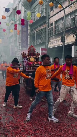 Traditional Chinese Dragon Puppet Procession in Taichung