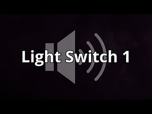 Light Switch Sound Effect (Type 1)