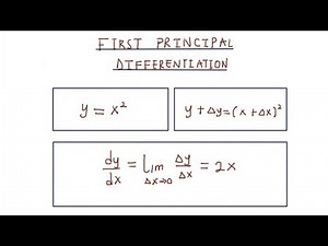 Differentiation from first principles examples