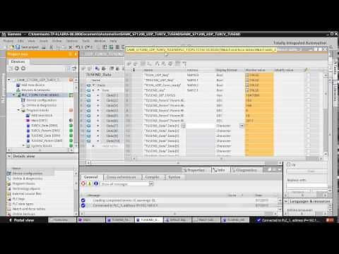 TIA Portal S71200 sending data from PLC to PC by TUSEND-command, test the functionality
