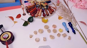 Pink Wax Seal Stamp Wooden Handle Sealing Wax Stamp Handle Black Macaron Wax Seal Handle