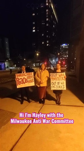 2.3K views · 299 reactions | BREAKING: Anti-war activists disrupted the Wisconsin Manufacturer of the Year Awards as weapons manufacturer JR Machine was recognized. "NO AWARDS FOR GENOCIDE JOBS!" | CODEPINK: Women For Peace | Facebook