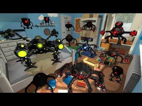 I Found Evolution Of All Omnidroid Robot Family in Bedroom | Garry's Mod Showcase