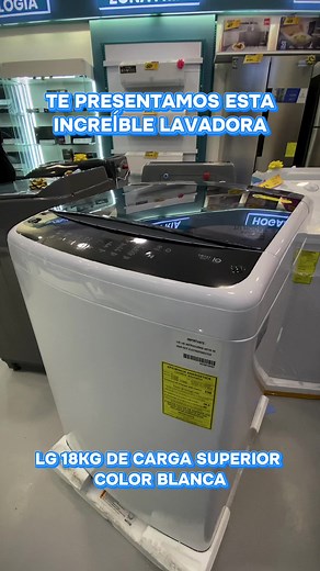 Lavadora LG WT18WSBP: Eficiencia y Tecnología