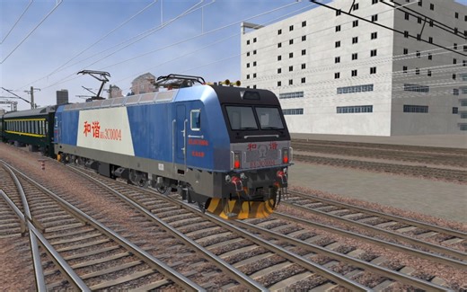 【MSTS/OR】沈山线 HXD3C牵引K7591次 进山海关站