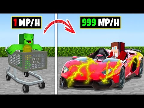 UPGRADING MAIZEN JJ and MIKEY INTO FASTEST IN MINECRAFT!