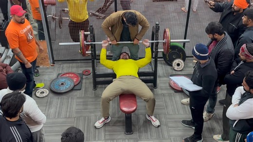 1.5K views · 17 reactions | New Year Bench Press Competition  | Strength Starts 2026 | #NewYear2026 #NewYearChallenge #BenchPress #BenchPressCompetition #Powerlifting #GymLife #FitnessMotivation #WorkoutGoals #StrengthTraining #IndianGym #DesiFitness #MusclePower #GymCompetition #FitnessReels #ViralFitness #HardWorkPays #NoPainNoGain #GymLovers #BeastMode #FitIndia #NewYearFitness #StrongMindStrongBody #WeightTraining #ReelsIndia #FBReels | Gym& Fitness lover | Facebook