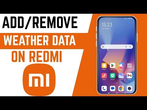 How To Remove/Add Weather Data On Home Screen On Xiaomi Redmi Smartphone