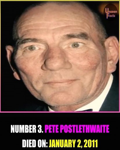 Remembering Pete Postlethwaite, the acclaimed English actor who died at 64 of cancer.