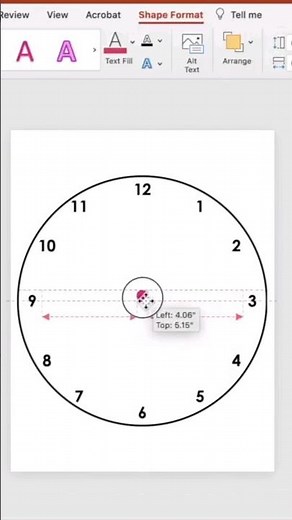 Making an analog clock from scratch (printable) #elementarymath #mathresources #powerpoint #clock