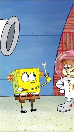 spongebob's finger is too soft and cute! #shorts