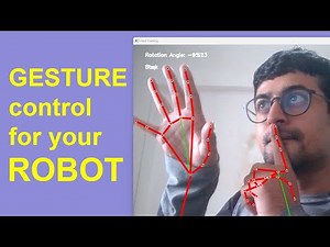 Control any robot using AI and Hand gestures || Mediapipe Python OpenCV || FREEBOT Part-2