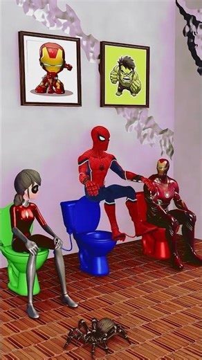 Spiderman VS Miraculous VS Iron Man | Fly High Challenge