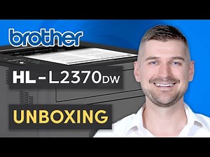 📦 Brother HL-L2370DW Printer - Unboxing (What's Inside)
