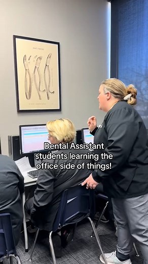 Chairside, in the lab, or in the office, our Dental Assistant students learn it all! | Community Care College | Facebook
