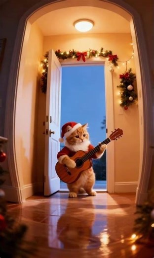 Cute Kitten Plays Guitar Like a Pro 🎸🐱 | Funniest Musical Cat Ever