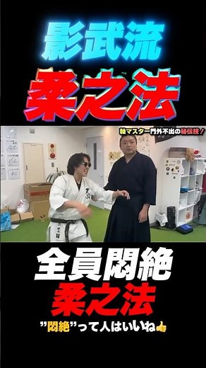 【影武流】肉を捕る柔之法は本当に危険な技 #古コン #影武流合氣体術 #柔之法