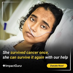 139K views · 10K reactions | Young Disha is a two-time prey to cancer. Just when she thought she had defeated cancer, it came back stronger. It has spread to 84% of her body. A once happy and bubbly girl is now on the deathbed. But her dad is a small shopkeeper who has already spent his savings on her ongoing cancer treatment. Only if we unite to donate can we guide Disha towards a new life. Please help! https://bit.ly/2WuNY9f | Impact Guru | Facebook