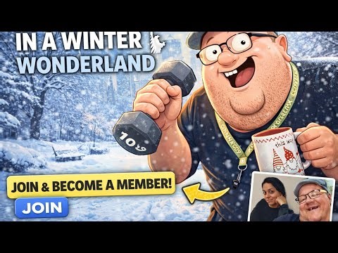 ☃️🔥 Big Guy Workout in a Winter Wonderland | Come Sweat With Me LIVE