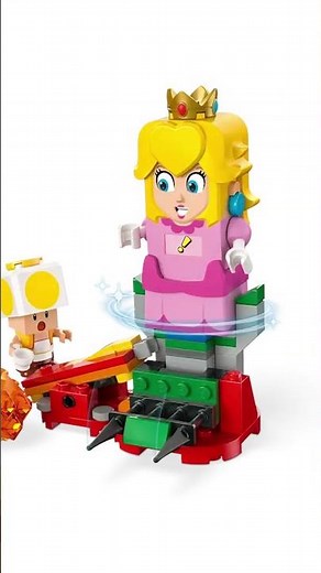 Adventures with Interactive LEGO® Peach™ 👑🧱 #shorts
