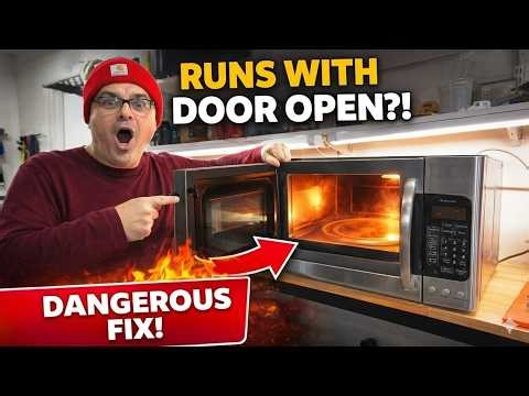 Microwave Runs With Door Open? Fix It FAST! (GE Door Switch Replacement)