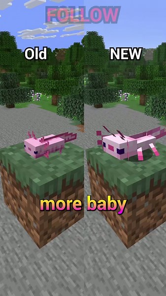 Forever baby mobs and new mob textures #minecraft #minecraftnews #min...