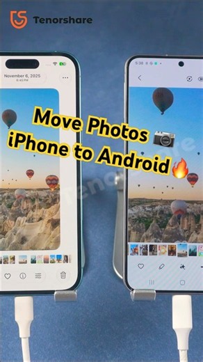 How to Transfer All iPhone Photos from iPhone to Android in Minutes!⚡