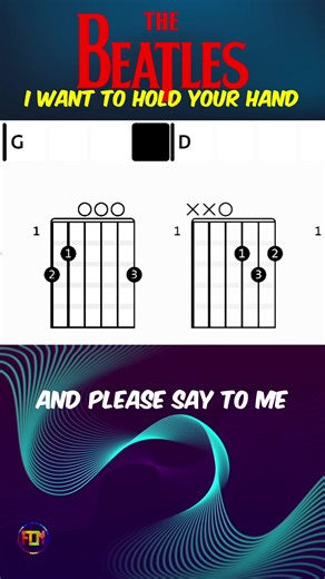The Beatles - I Want To Hold Your Hand Guitar Chords