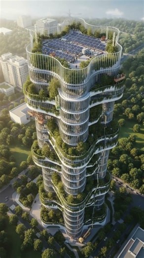 Building a Living Skyscraper! 🌿 Future of Cities | Construction Timelapse | Rising Structures