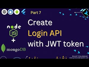 Create Login API in NodeJS with JWT token - Part 7