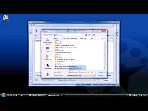 Format Factory - Convertir une vidéo pour l'iPhone