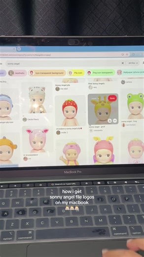 Customizing My MacBook with Sonny Angel Logos