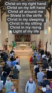 Christ be beside me,Christ be before me. 16th Sunday in Ordinary Time.Sunday 20/07/2025 #catholic