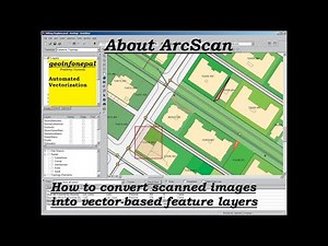 How to convert scanned images into vector-based feature layer