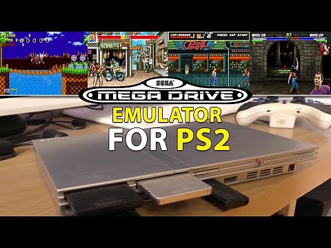 Sega Megadrive emulator [Pgen] for the PS2 (Playstation 2) [Emulation Test]