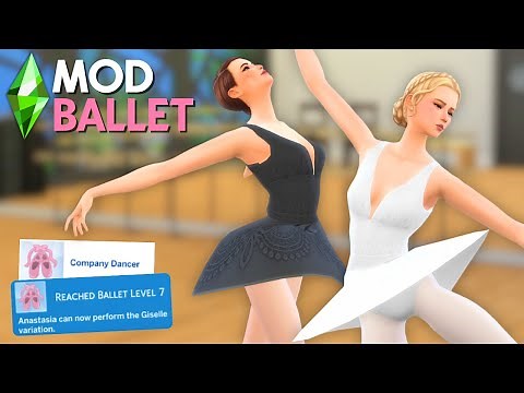 Un mod danse classique ultra complet dans les Sims 4 !💃🩰 || Mod Ballet Sims 4