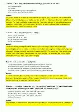 MS Office Test Microsoft Word , Flashcards & Tr video