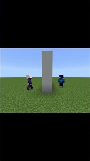 Playing New Trend game with Gojo in MCPE #minecraft