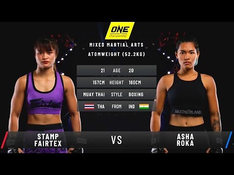 Stamp Fairtex vs. Asha Roka | Full Fight Replay