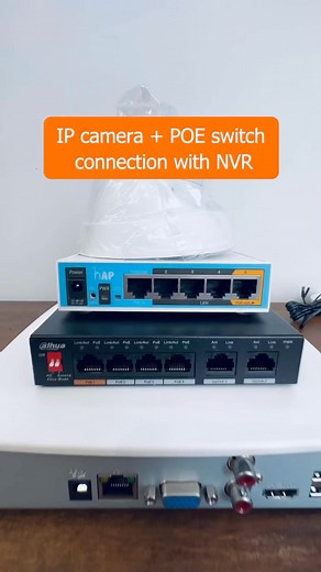 6.6K views · 445 reactions | IP camera + POE switch connection with NVR #londoncctv #londonintercom #acceesscontrol #tvaerial #doorlocks #securitysystemlondon #cableinstallation #alarmlondon #network #alarm #cctv #intercom #acceesscontrol #securitysystems #securitysystems #alarm #tool #securitycamera #hikvision #hikvisioncctv #hikvisionindonesia #cctvfootage #dvr #cctvcamera #cctvsystems #trendingreels | Opaginni Olalekan Temitope | Facebook