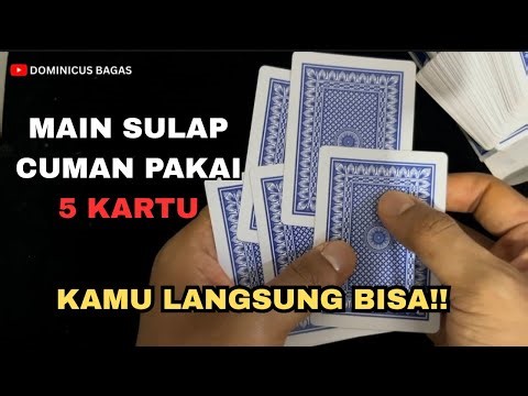 TUTORIAL SULAP CUMA PAKAI 5 KARTU - KERENN