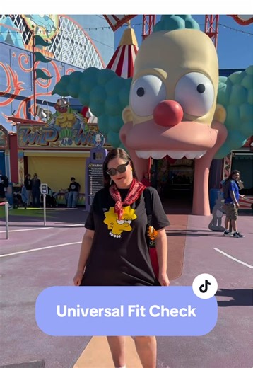 ¡Ay Carumba! 🎉 - - I was so excited to dress up in my Simpson best for our visit to @Universal Studios Hollywood last week! - - Outfit deets: T-shirt dress: @Ulla Popken Bag: @BAGGU Shoes: @adidas Earrings and clip: @shoppurplebanana Scarf: @target - - I’ve linked everything in my LTK, which you can always check out in my bio. - - - - #unistudios #universalhollywood #universalstudios #universalstudioshollywood #thesimpsons